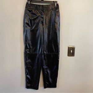 Wilfred le fou glossy vinyl pants size 0